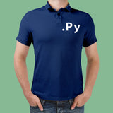 Python Py File Format Programming Polo T-Shirt For Men