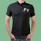 Python Py File Format Programming Polo T-Shirt For Men Online India