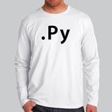 Py File Format Python Programming T-Shirt For Men