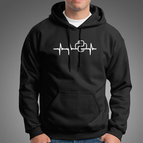 Python Heartbeat Hoodies For Men Online India