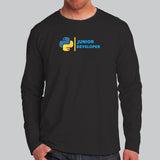 Junior Python Developer Men’s Full SleeveT-Shirt India