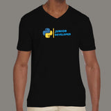 Junior Python Developer Men’s Profession V Neck T-Shirt Online India