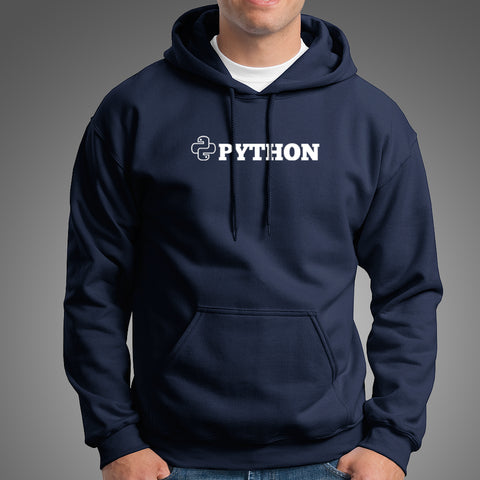 Python - Programmer Logo Men's Hoodies Online India