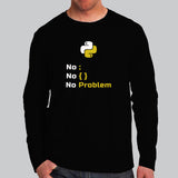 Python Programmer Lover Full Sleeve T-Shirt For Men Online India