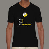 Python Programmer Lover V Neck T-Shirt For Men Online India
