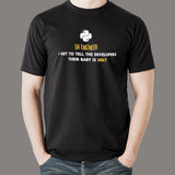Python QA Engineer Men’s Profession T-Shirt Online India