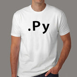 Py File Format Python Programming T-Shirt For Men India