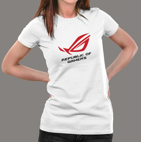 Republic Of Gamers T-Shirt For Women Online India