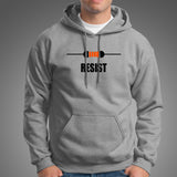 Electrical Engineer Resistor Humor Men's T-Shirt - Resist Boring Fashion