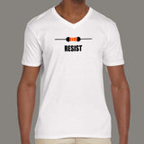 Resist Funny Electrical Engineer EE Resistor T-Shirt For Men