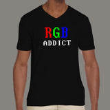 RGB Addict Men's v neck T-Shirt online