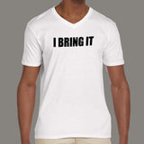 The Rock - Dwayne Johnson I bring It Men's WWE attitude v neck t-shirt online