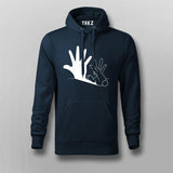 Rabbit Hand Shadow Funny T-shirt For Men