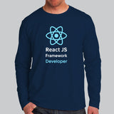 React JS Developer T-Shirt - Dynamic UI Crafting