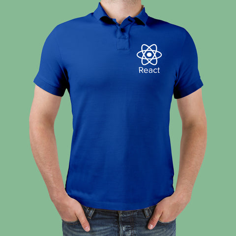 React Js Javascript Polo T-Shirt For Men Online India