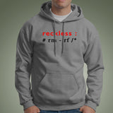 Unix Coding - Reckless Men's Hoodies