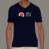 Red Hat Certified System Administrator V-Neck T-Shirt For Men Online India