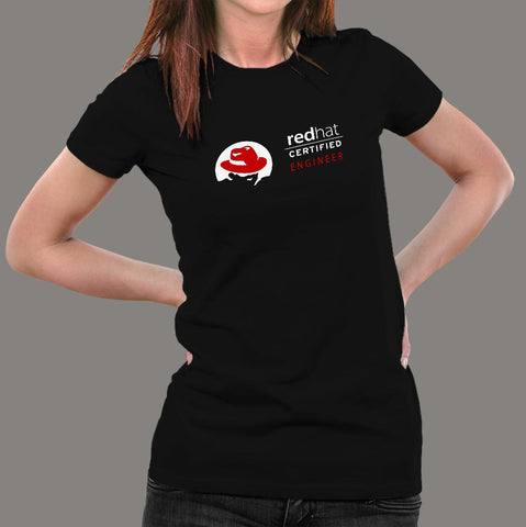 Red Hat Certified Engineer T-Shirt For Women Online India