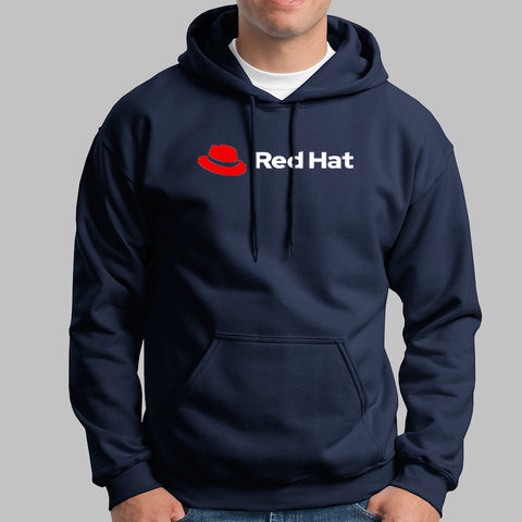 Red Hat Cotton Zip Hoodies Open Source Style