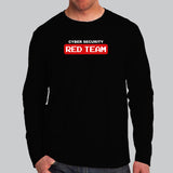 Red Team Offensive Hacker Cyber Security Full Sleeve T-Shirt For Men Online India