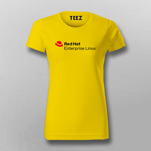 Red Hat Enterprise Linux T-Shirt For Women Online India 