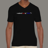 Replace War With Peace Programmer V Neck T-Shirt For Men Online India