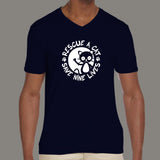 Rescue A Cat Save Nine Lives T-Shirt For Men