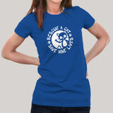 Rescue A Cat Save Nine Lives T-Shirt For Women