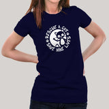 Rescue A Cat Save Nine Lives T-Shirt For Women