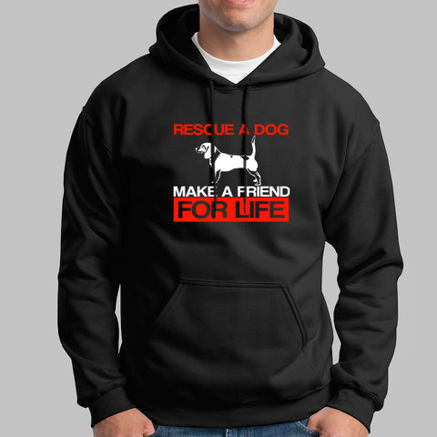 Rescue A Dog Make A Friend For Life Beagle Adopt Love Hoodies For Men Online India