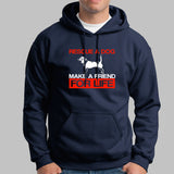 Rescue A Dog Make A Friend For Life Beagle Adopt Love Hoodies For Men