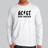 ACGT DNA Rocks Research Scientist T-Shirt For Men