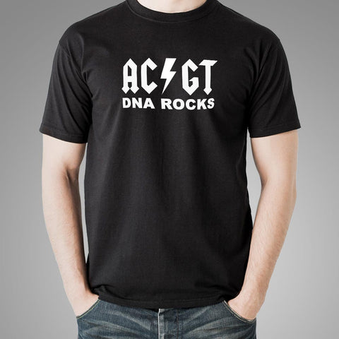ACGT DNA Rocks Research Scientist T-Shirt For Men Online India