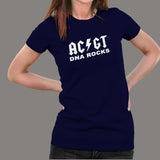 ACGT DNA Rocks Research Scientist T-Shirt For Women