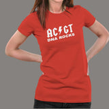ACGT DNA Rocks Research Scientist T-Shirt For Women