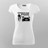 Respect For Bikers T-Shirt For Women India