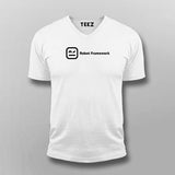 Robot Framework V Neck T-Shirt For Men Online India