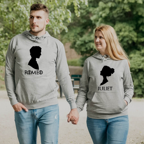 Romeo Juliet Couple Hoodies Online India