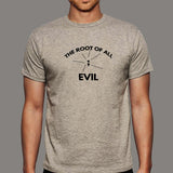 The Root Off All Evil Programmers/IT Men's T-Shirt India