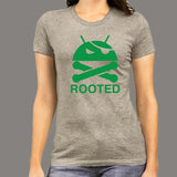 Pirate Droid Rooted - Edgy Tech T-Shirt