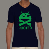 Pirate Droid Rooted Men's V Neck T-Shirt online india
