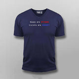 Roses Are #FF0000 Violets Are #0000FF Funny Programmer T-shirt For Men