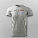 Roses Are #FF0000 Violets Are #0000FF Funny Programmer T-shirt For Men