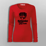 Rottweiler Mom T-Shirt For Women