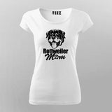 Rottweiler Mom T-Shirt For Women Online India