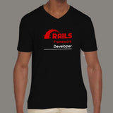 Ruby Framework Developer Men’s V Neck T-Shirt Online