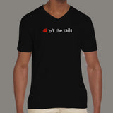 Ruby Off The Rails V Neck T-Shirt For Men Online India