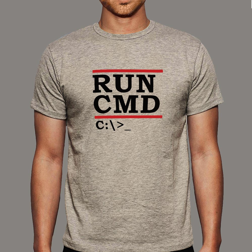 Run cmd t shirt for men teez in