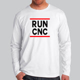 Run CNC Funny Machinist Engineer G-Code Full Sleeve For Men Online India