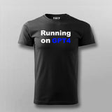 Running On GPT4 T-shirt For Men